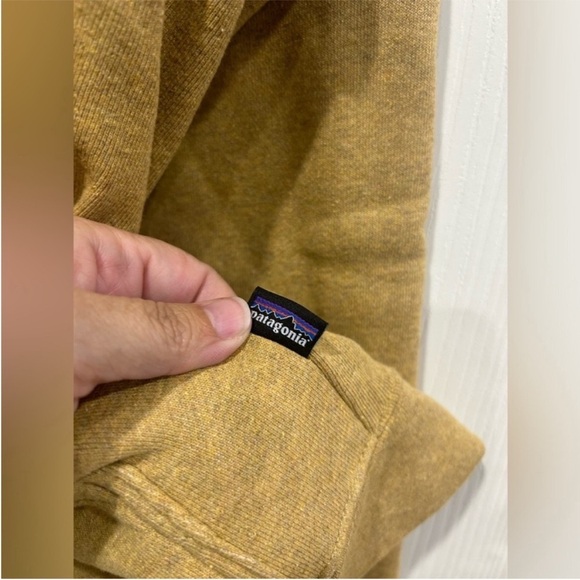 Patagonia Women’s Large Unity Fitz Uprisal Hoodie Pufferfish Gold Yellow NWT - Picture 8 of 14